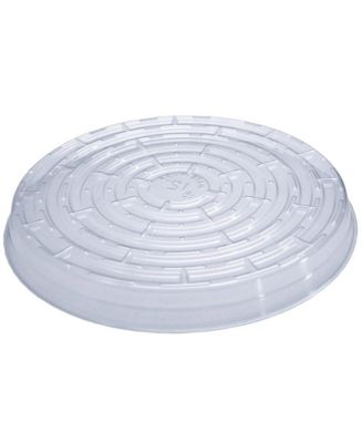Curtis Wagner Plastics Vinyl Plant Saucer, Clear, 16-Inch Diameter