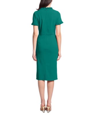 Maggy London Women's Ruffled-Trim Sheath Dress - Macy's