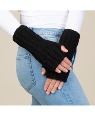 Women s Artisan Hand-Knit Denali Ribbed Half Mitten