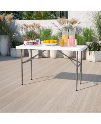 4-Foot Plastic Folding Table