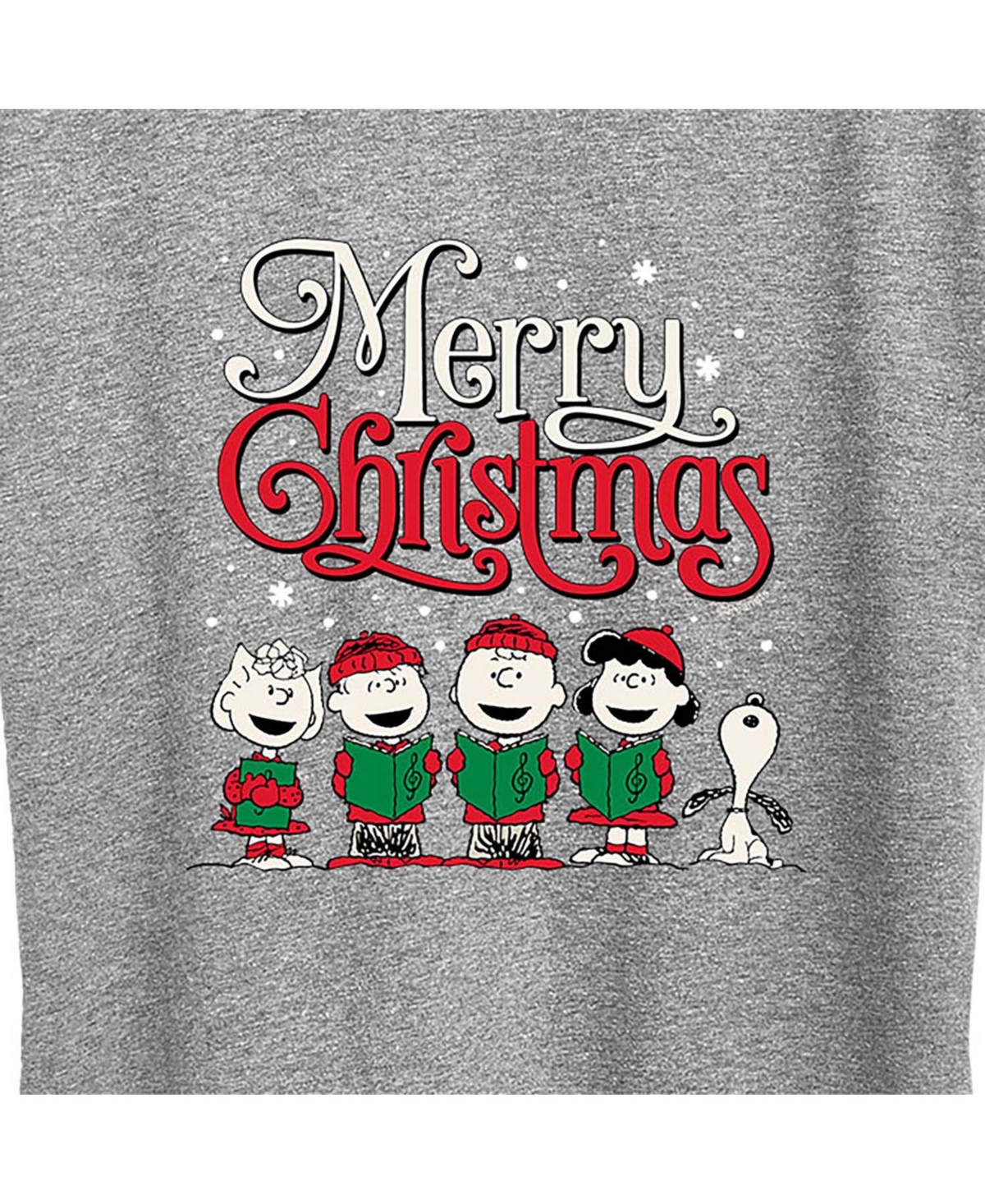 Trendy Plus Size Snoopy Christmas Carol Graphic T-shirt