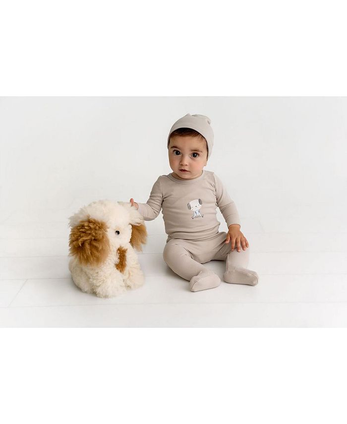 Pouf Baby Baby Boys Graphic Puppy Footie Macy's