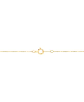 Opal (1-1/2 ct. t.w.) & Diamond (1/20 ct. t.w.) Flower 18" Pendant Necklace in 14k Gold