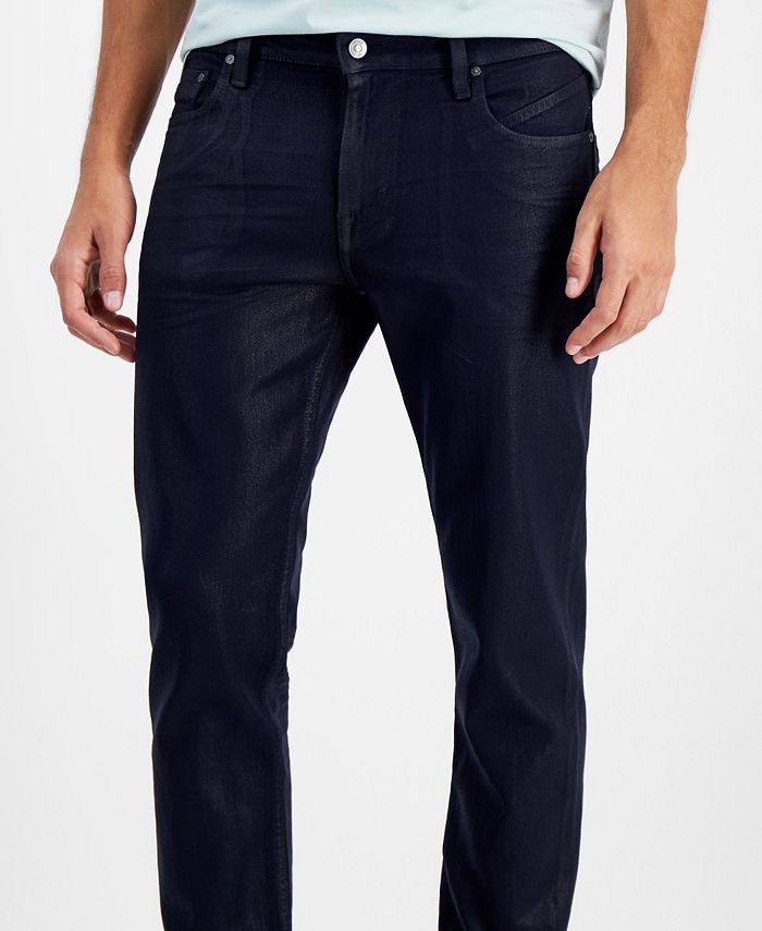 GUESS Men's SlimFit Tapered Coated Jeans Macy's