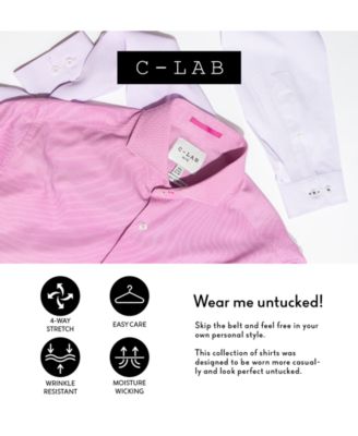 c lab nyc dress shirts C-LAB NYC Men's Button Down Shirt, Size Medium
