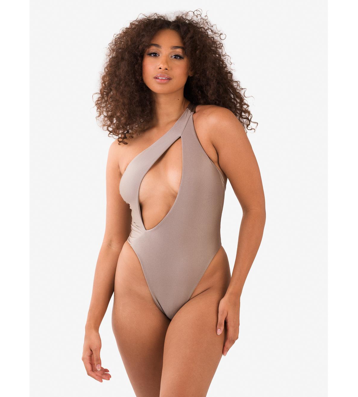 Women's Serenity One-Piece Swimsuit - Taupe