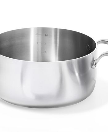 OXO Mira Tri-Ply Stainless Steel, 5QT Stock Pot with Lid, Induction, Multi  Clad, Dishwasher and Metal Utensil Safe