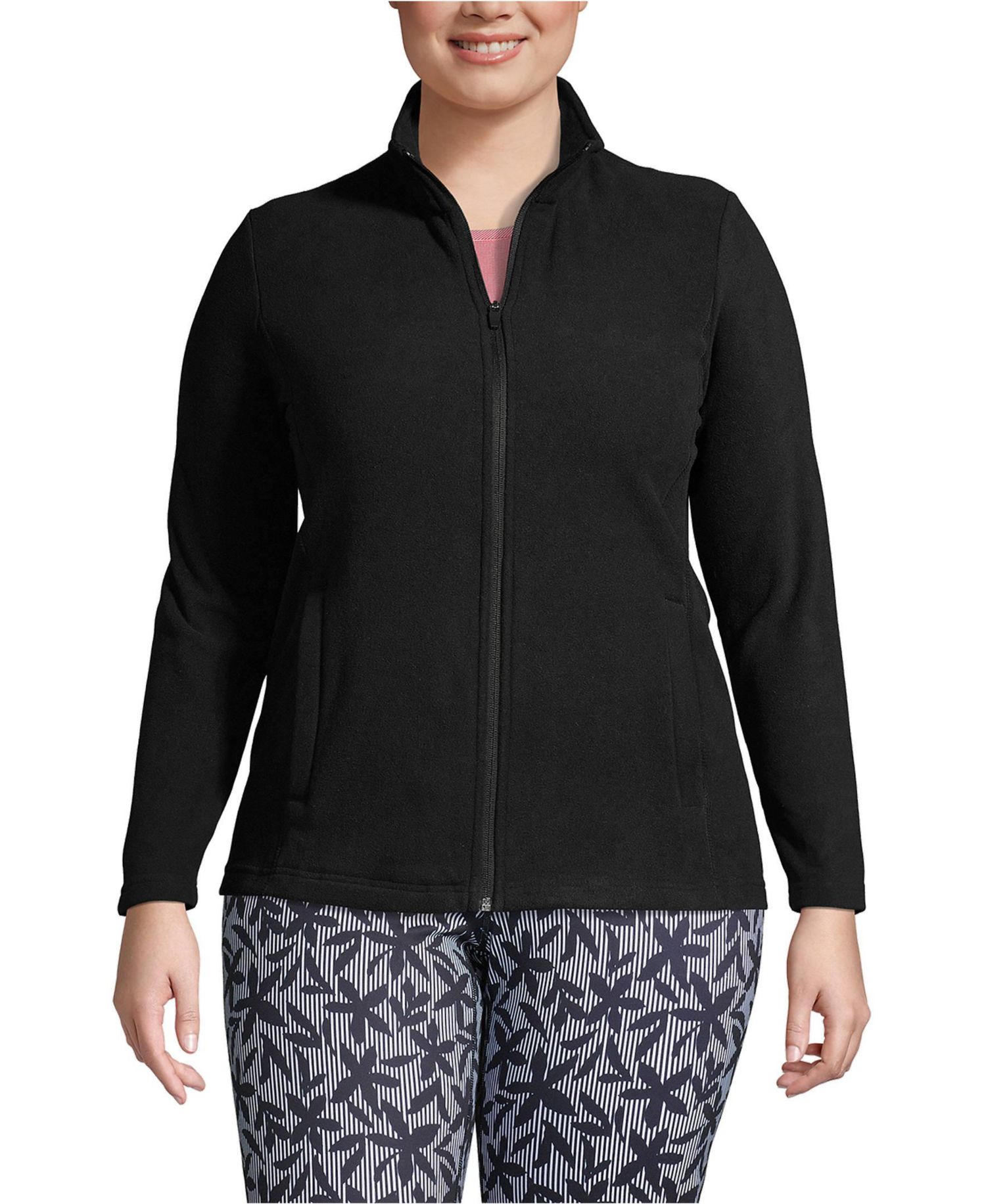 Plus Size Anyweather Fleece Full Zip Jacket