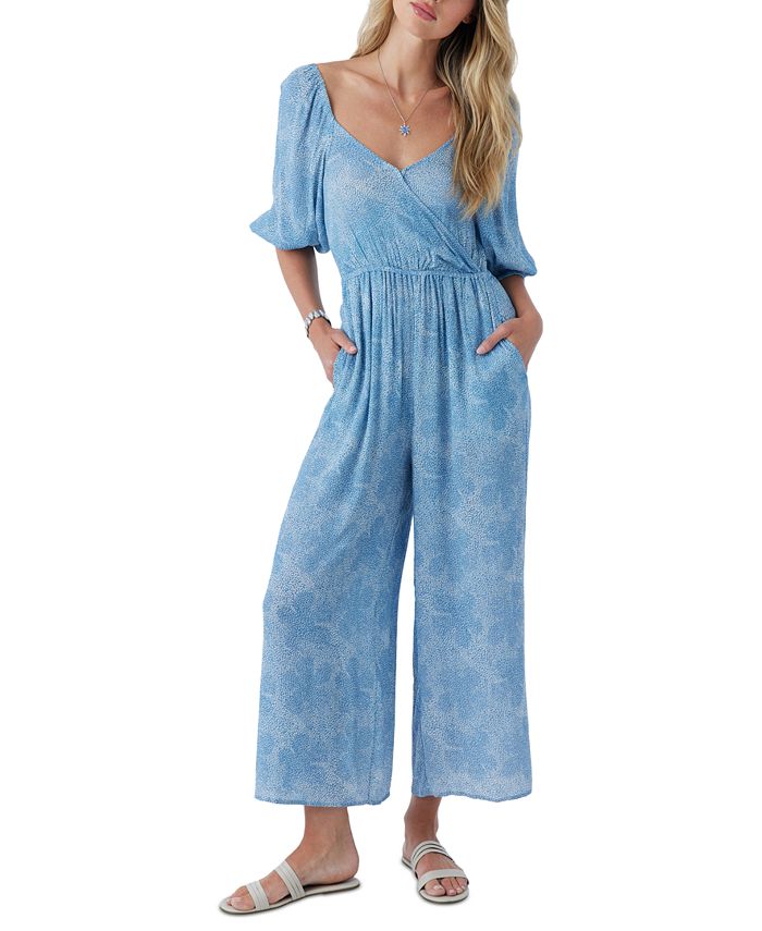 Macy's blue jean jumpsuit online