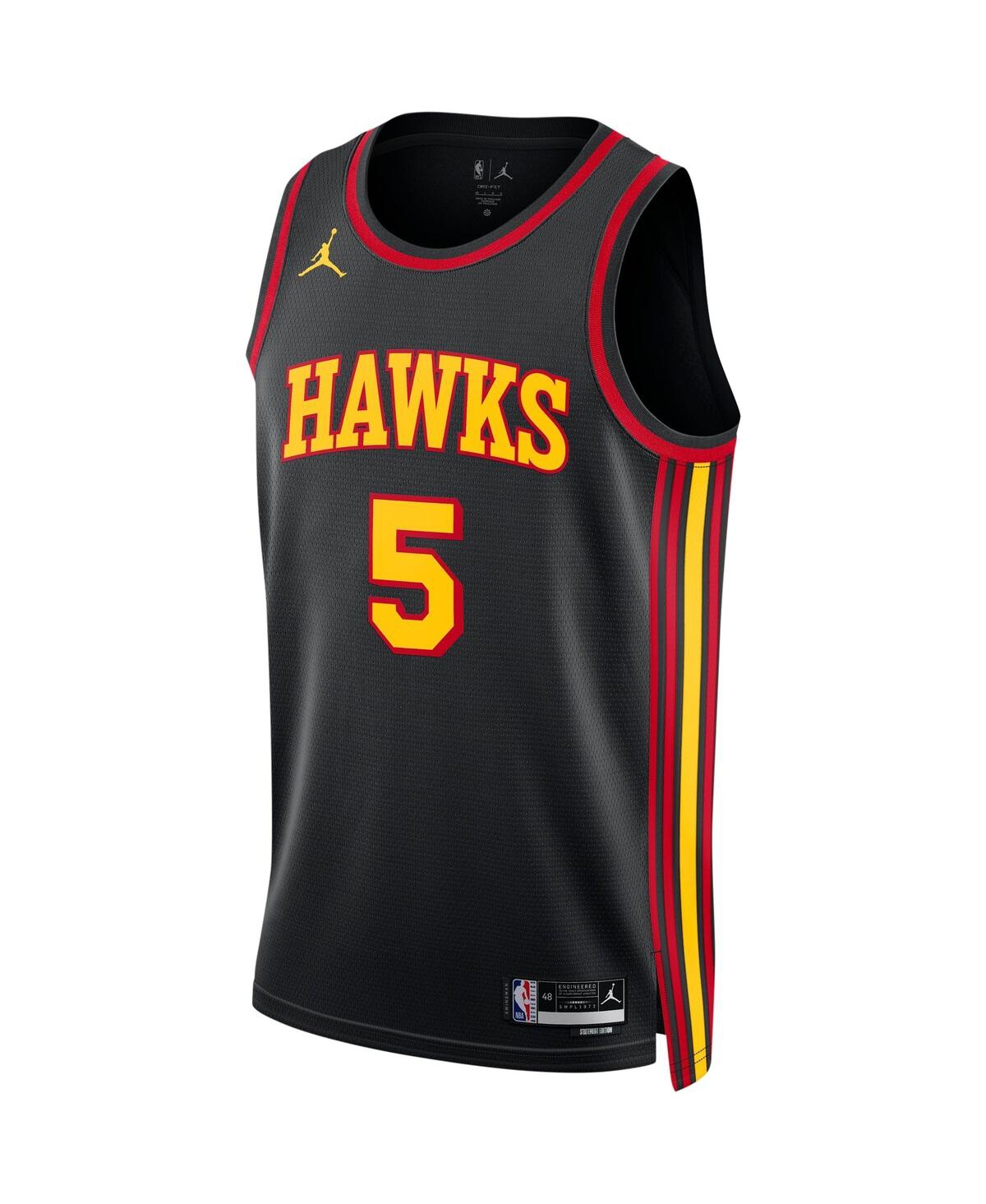 Men's and Women's Jordan Dejounte MurrayAtlanta Hawks Swingman Jersey - Statement Edition - Black