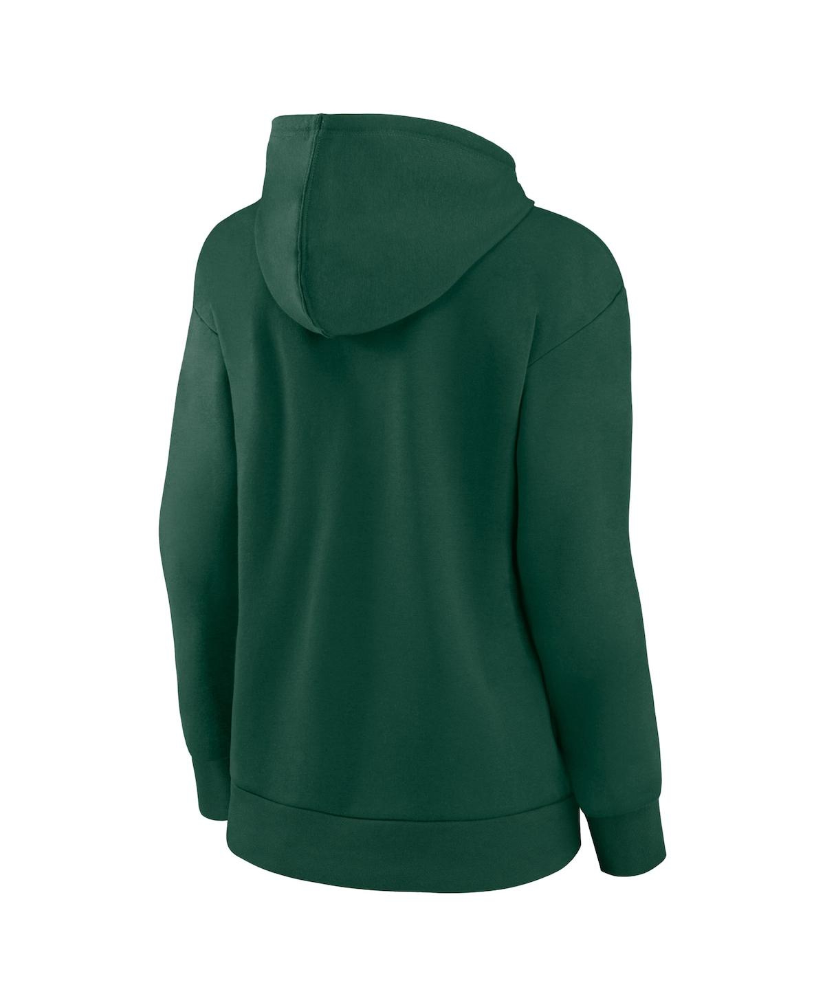 Women's FanaticsMichigan State Spartans Evergreen Campus Pullover Hoodie - Green