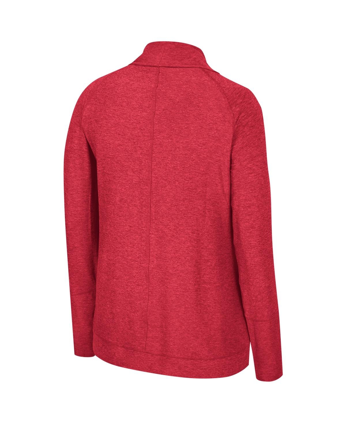 Women's ColosseumIowa State Cyclones Morningside Cardigan Sweater - Cardinal