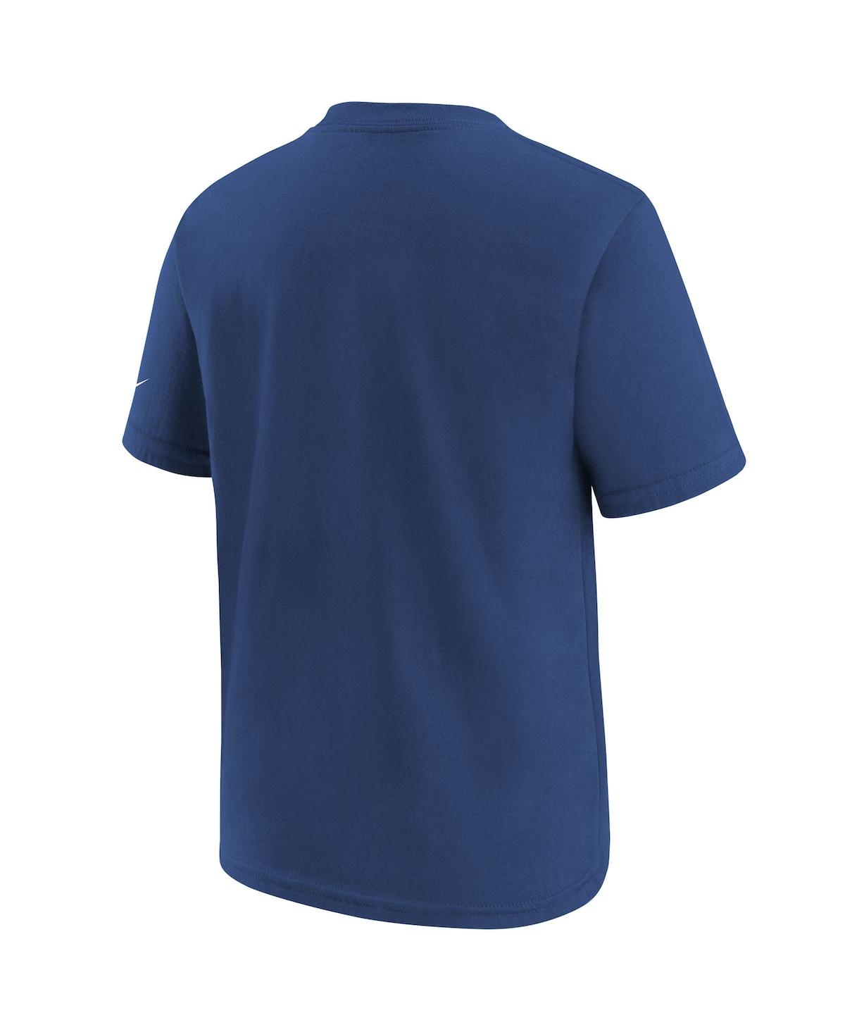 Nike Big Boys  Blue Indianapolis Colts 40th Anniversary T-shirt In Blue