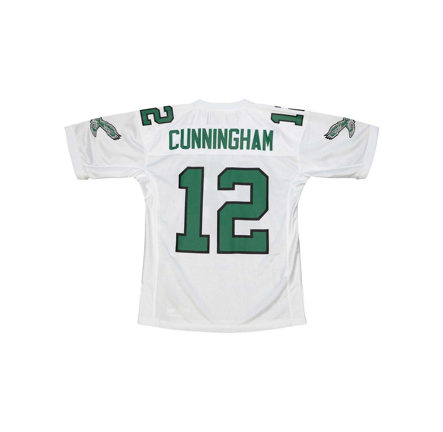 Men's Randall Cunningham White Philadelphia Eagles 1992 Authentic Jersey