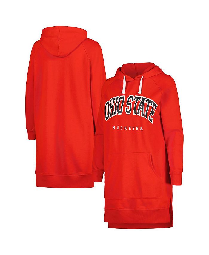 Gameday Couture Women's Scarlet Ohio State Buckeyes Take a Knee Raglan