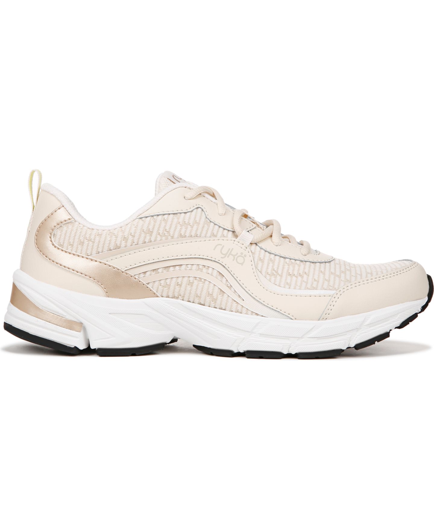 Женские кроссовки Ryka Imagine Walking Lace Up, цвет: Бежевый золотой сетчатый / Кожаный — фото 2