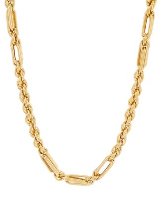 thumbnail image 2 of 14k Yellow Gold Plated 5mm Rope Chain Necklace - 20, 24, Or 30 Inch 2 of 6