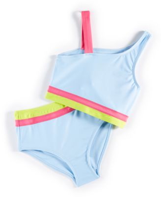 ID Ideology - Big Girls Colorblock Bikini 2-Pc. Swimwear Set