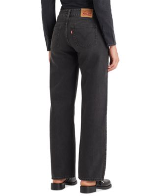 Women's Super-Low Double-Button Relaxed-Fit Denim Jean