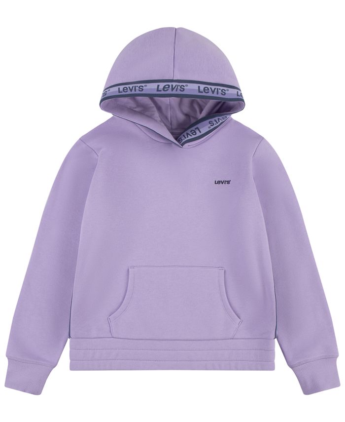 Levi s Big Girls Taping Soft Pullover Sueded Fleece Hoodie Macy s