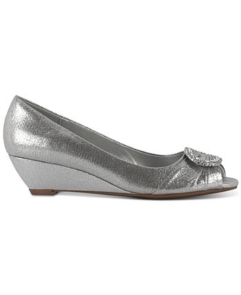 Karen Scott Ramonaa Embellished Evening Wedge Pumps Created for