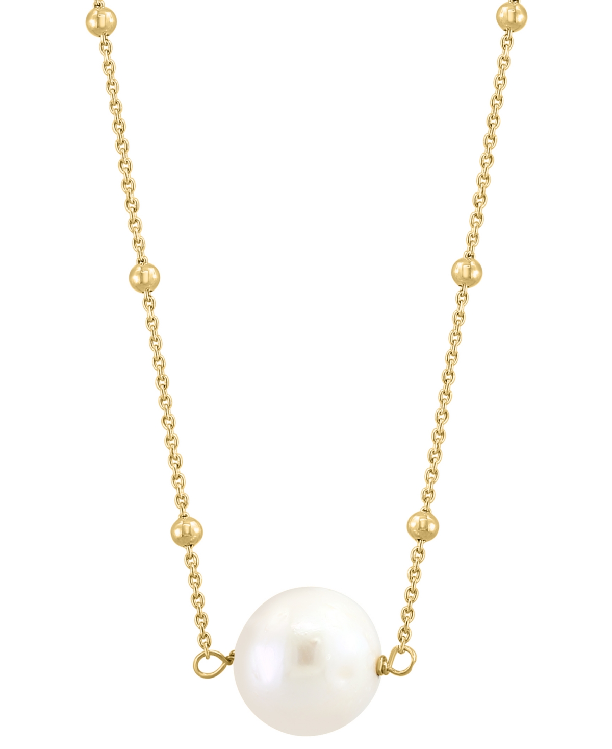 Effy Freshwater Pearl (10mm) & Polished Bead 16