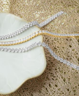 Diamond Bracelet (5 ct. t.w.) in 10k Gold or 10k White Gold, 7-1/4"