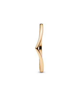 14K Gold-Plated Timeless Polished Wishbone Ring