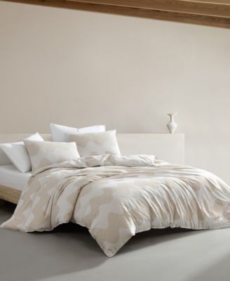 CLOSEOUT! Lokki Cotton 3 Piece Duvet Cover Set, Full/Queen