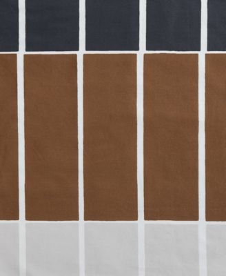 Tiiliskivi Raita Cotton 3 Piece Duvet Cover Set, King