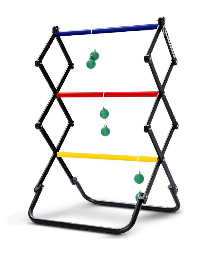 EJET SPORT Ladder Toss Games, Ladder Ball Set, Instant Setup, Folding System, Outdoor Games for