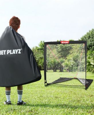 Backyard Lacrosse Goal, Kids Backyard Training, Practice Exercise Portable Lacrosse Net, Equipment Gear, 4' x 4'