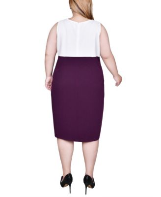 Plus Size Jacket and Dress, 2 Piece Set