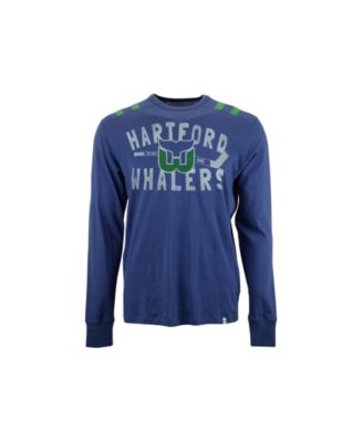 '47 Brand - Men's Long-Sleeve Hartford Whalers Bruiser T-Shirt