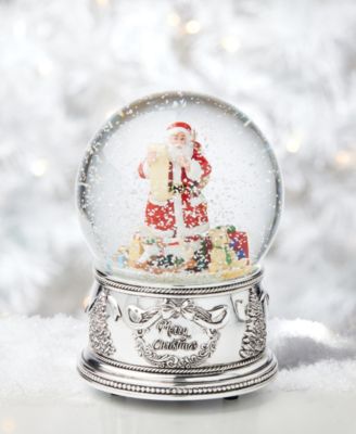 Winter Traditions Santa Musical Snow Globe