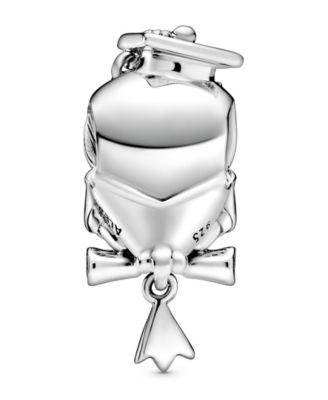 Crystals Wise Owl Graduation Charm