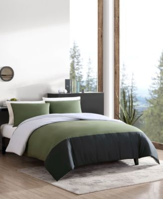 CLOSEOUT! Skyline Stripe Reversible 2 Piece Comforter Set, Twin