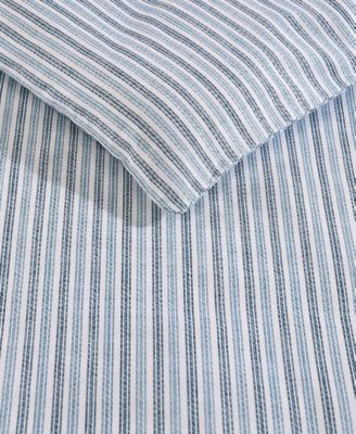 Ticking Stripe Cotton Percale 2 Piece Duvet Cover Set, Twin