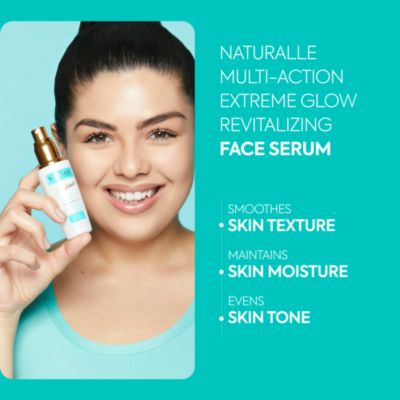 Naturalle Multi-Action Extreme Glow Revitalizing Face Serum - 1.7oz