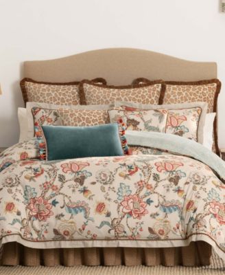 Haylie Floral Print 4-Pc Comforter Set, Queen