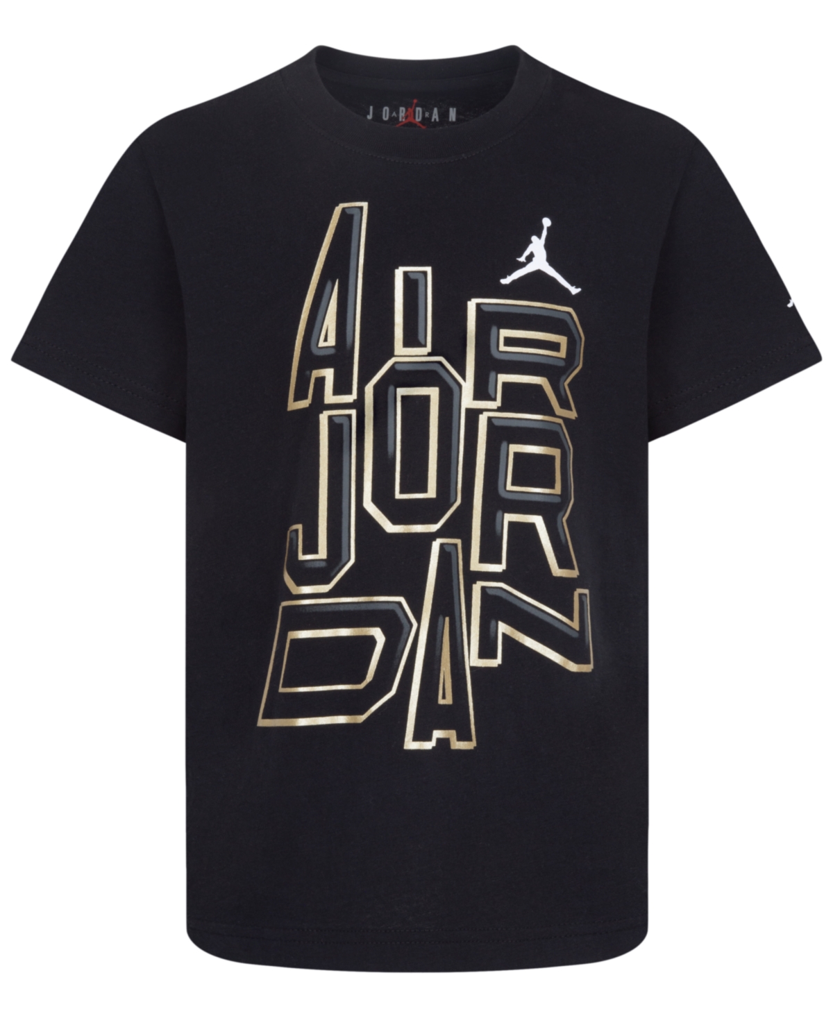 Shop Jordan Little Boys 23 Line Short Sleeve T-shirt In Black