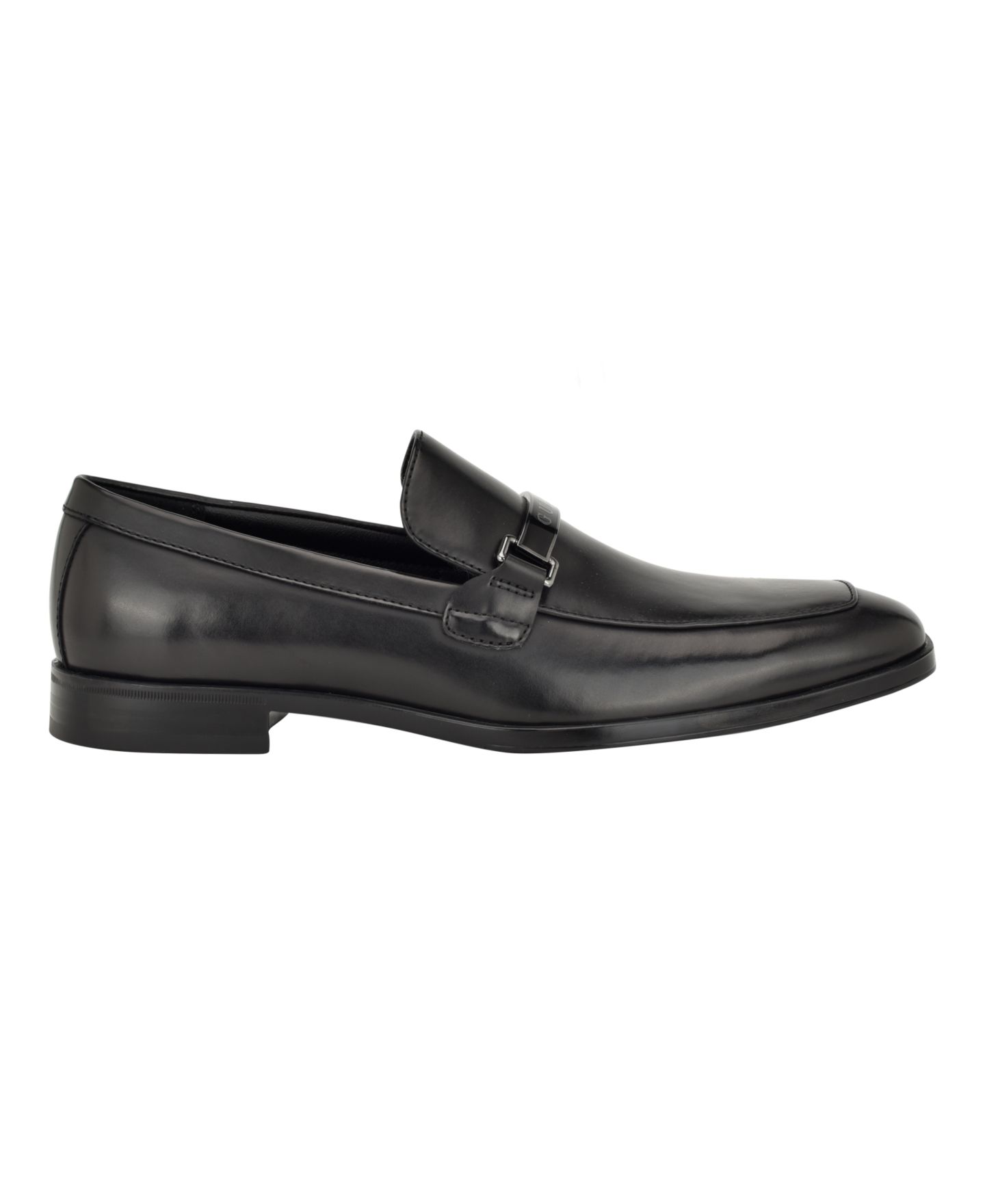 Мужские туфли GUESS Hisoko Square Toe Slip On Dress Loafers, цвет: Чёрный — фото 2