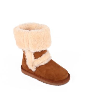 Faux fur boots for girls best sale