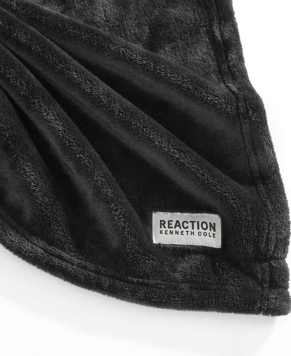 Kenneth Cole Reaction Solid Ultra Soft Plush Fleece Blanket