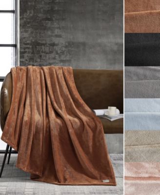 Solid Ultra Soft Plush Fleece Blanket, King