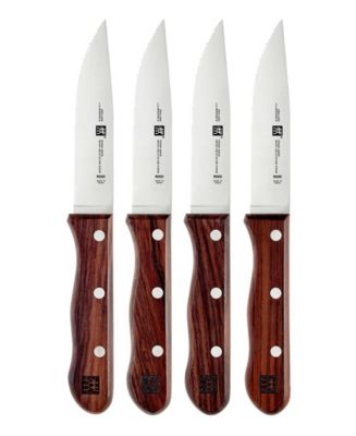 Zwilling 4-Piece Steakhouse Steak Knife Set with Storage Case - Macy's