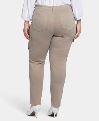 Plus Size Sheri Slim Cargo Jeans