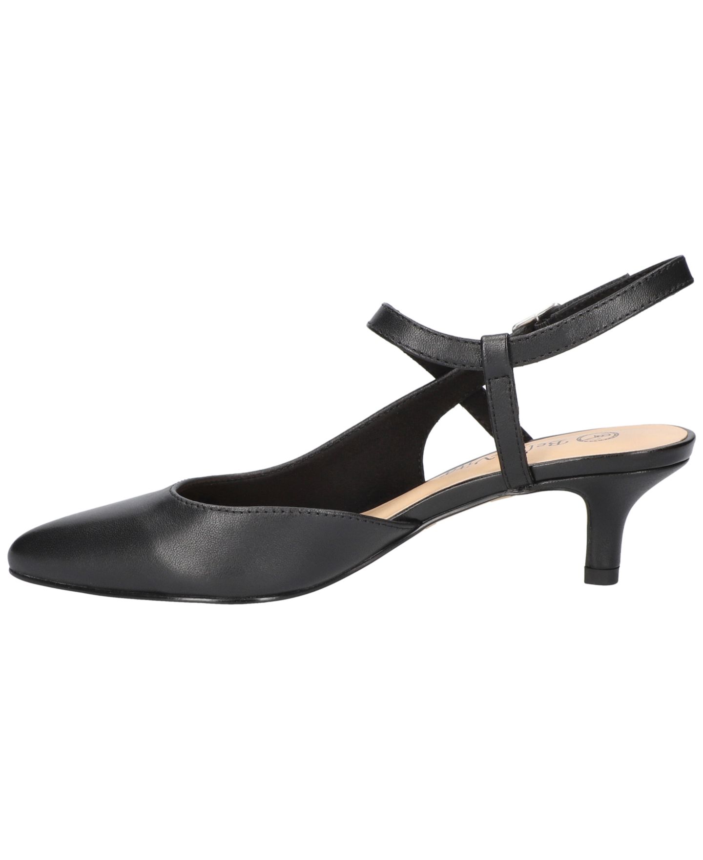 Женские туфли Bella Vita Kayce Slingback Pumps, цвет: Чёрный кожаный — фото 7