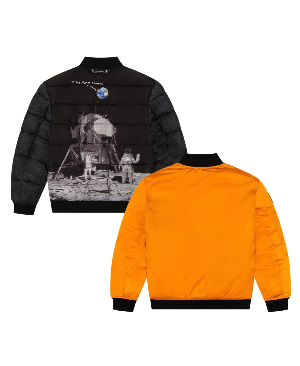 Space One Little Boys Reversible Bomber Jacket