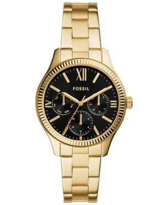 Women s Rye Multifunction Gold Tone Stainless Steel Watch 36mm